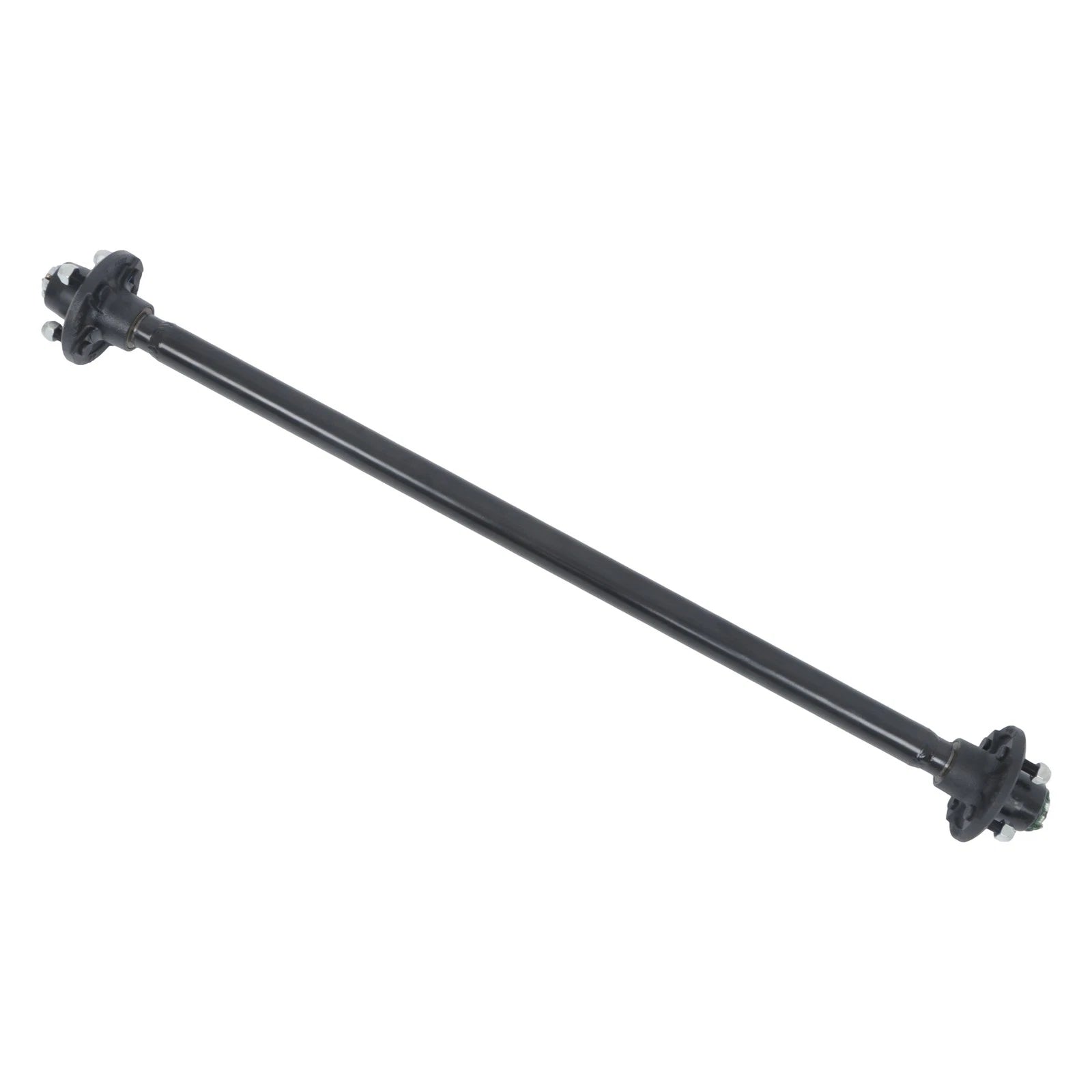 Set of 4 Trailer Axles for RVs Trucks (2000 lbs, 4 Lug, 44" Hub Face)