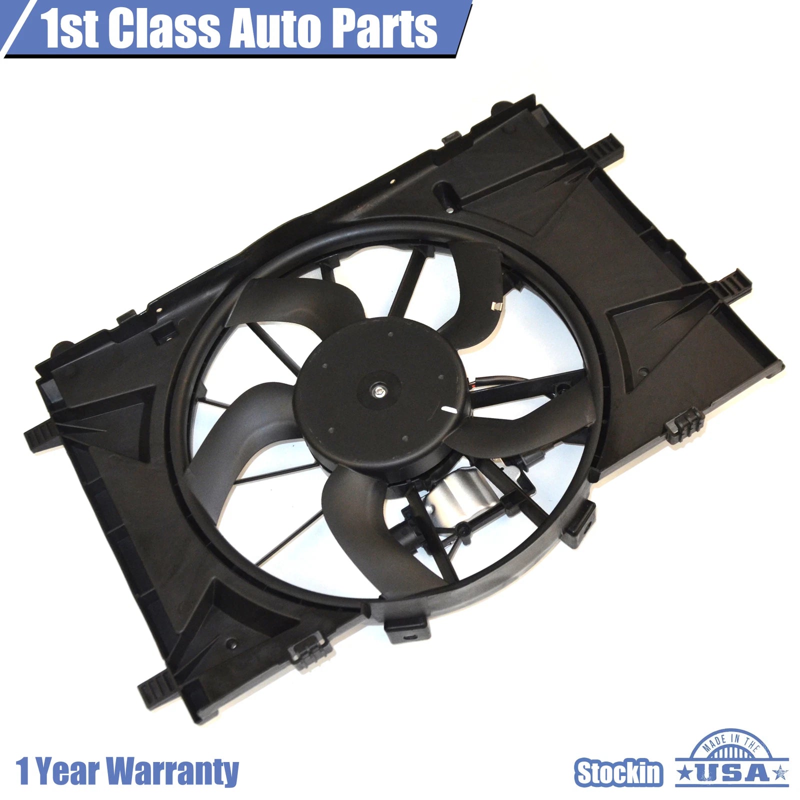 Radiator Cooling Fan Assembly for Ford Fusion Lincoln MKZ Mercury Milan (2006–2012)