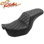 Driver Passenger Seat for Harley Dyna Super Wide Glide Low Rider (2006–2017)