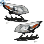 Set of 2 Headlight Lenses for Chevrolet Malibu (2013–2016)