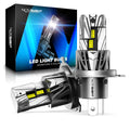 2X H4 LED Headlight Bulbs for NOVSIGHT (18000LM, 6500K, 70W)