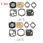 Set of 2 Carburetor Repair Kits for Tillotson Homelite X-12 Super XL (RK-23HS, RK-17HS)