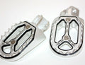 CNC Silver Foot Pegs for KTM 65SX (2000–2023) FX205