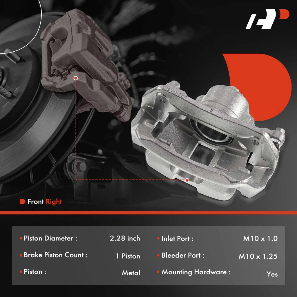 Brake Caliper with Bracket for Honda Accord (2013-2025)
