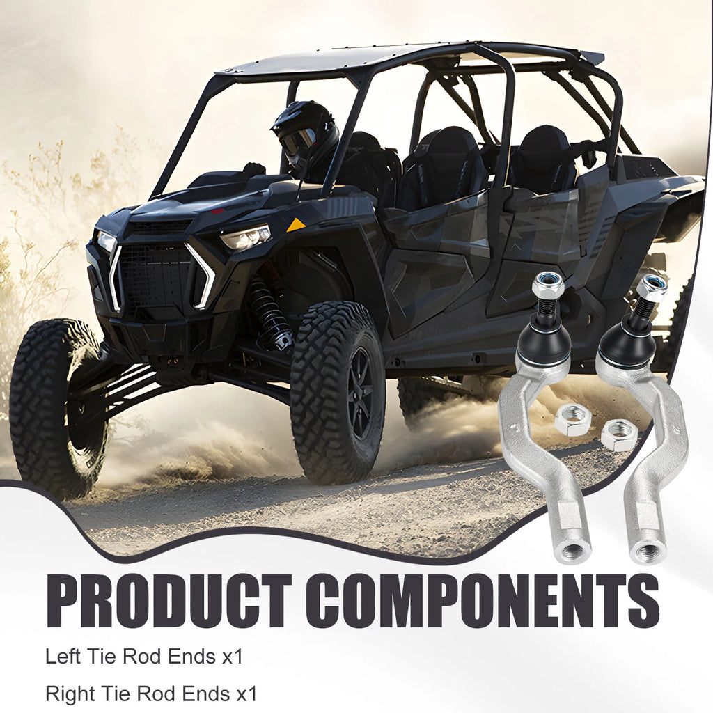 Heavy Duty Tie Rod End Kit for Polaris RZR XP 1000 XP 4 1000 (2014–2023) 7061228 7061229
