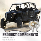 Heavy Duty Tie Rod End Kit for Polaris RZR XP 1000 XP 4 1000 (2014–2023) 7061228 7061229