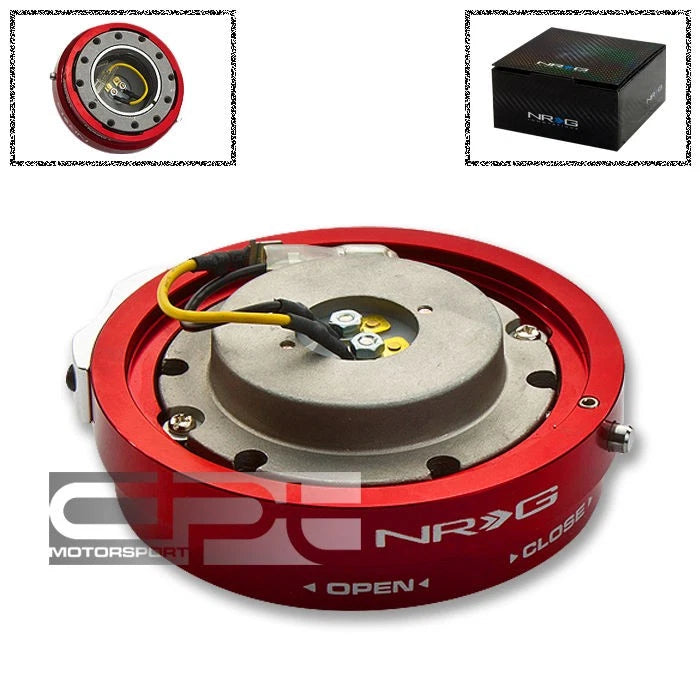 NRG 6-Hole Steering Wheel Quick Release Hub Adapter Kit SRK-400RD for