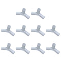 10pcs Tent Pole Tee Connectors for Camping Tents (I.D. 16mm)