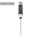 Precision Hexagon Wrench Screwdrivers Set of 7 Non-Slip Aluminium Handle