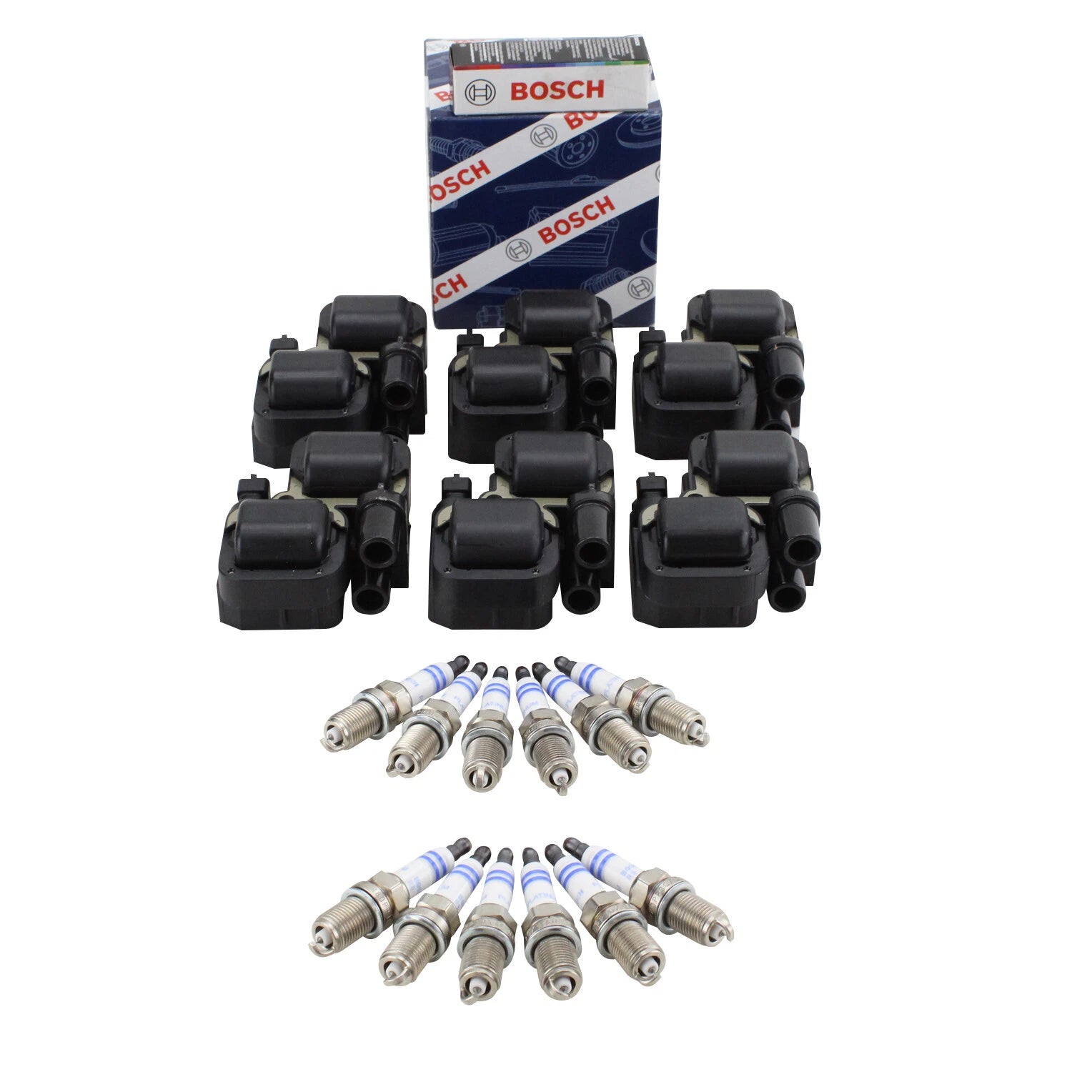 Ignition Coil & Platinum Spark Plugs Kit for V6 2.6L 2.8L 3.2L 3.7L