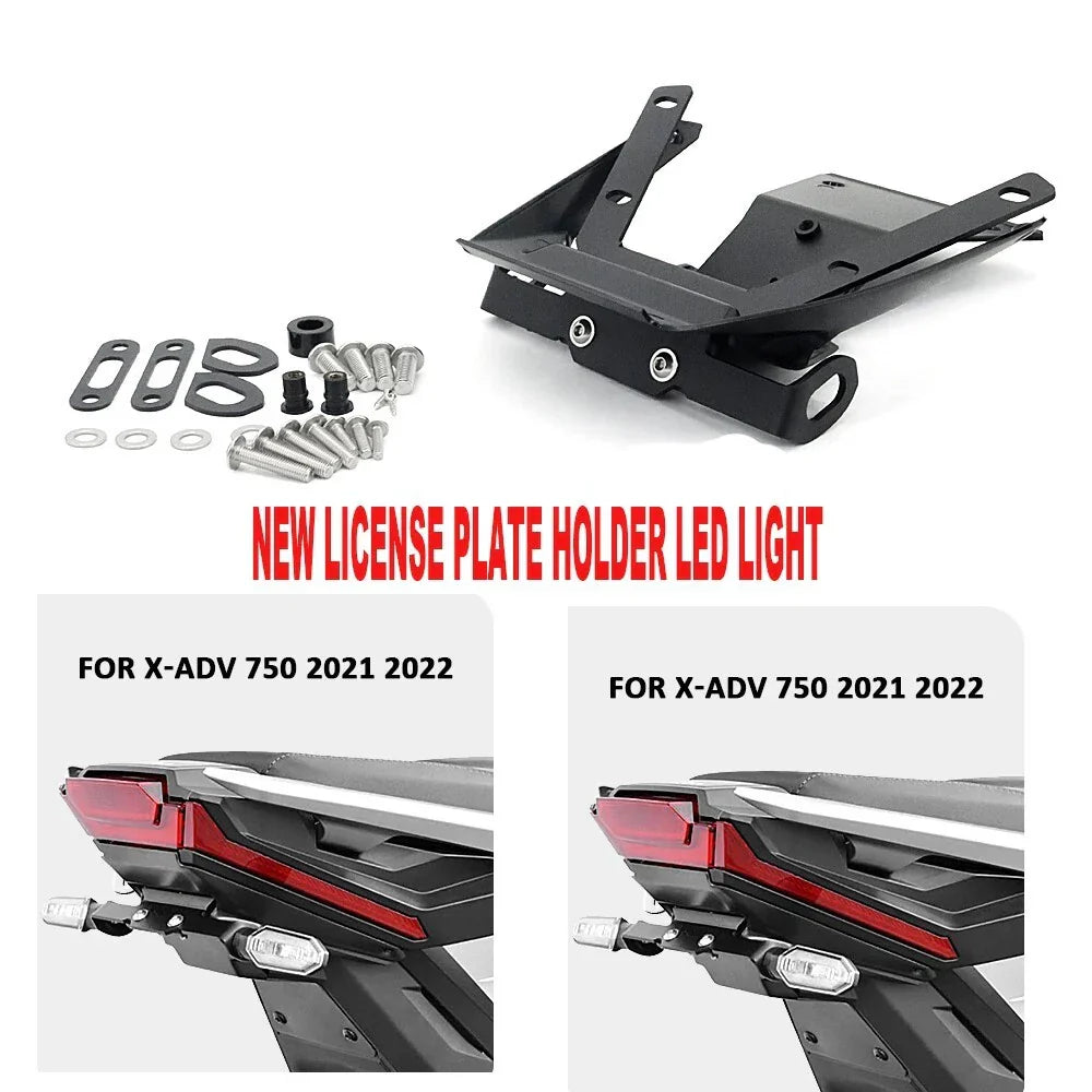 Plate Bracket Rear Light Support for Honda X-ADV 750 FORZA 750 (2021–2022)
