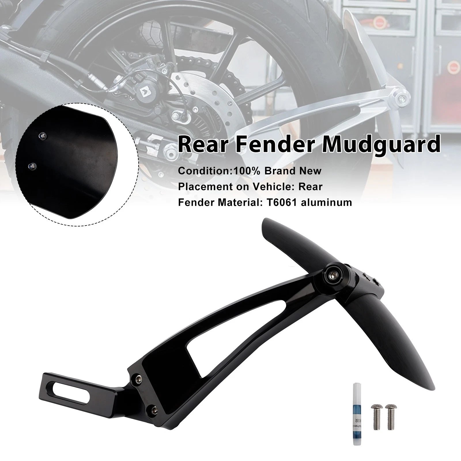 Rear Wheel Fender Mudguard for Scrambler 1200 XC XE, Street Twin 900 (2019–2023)