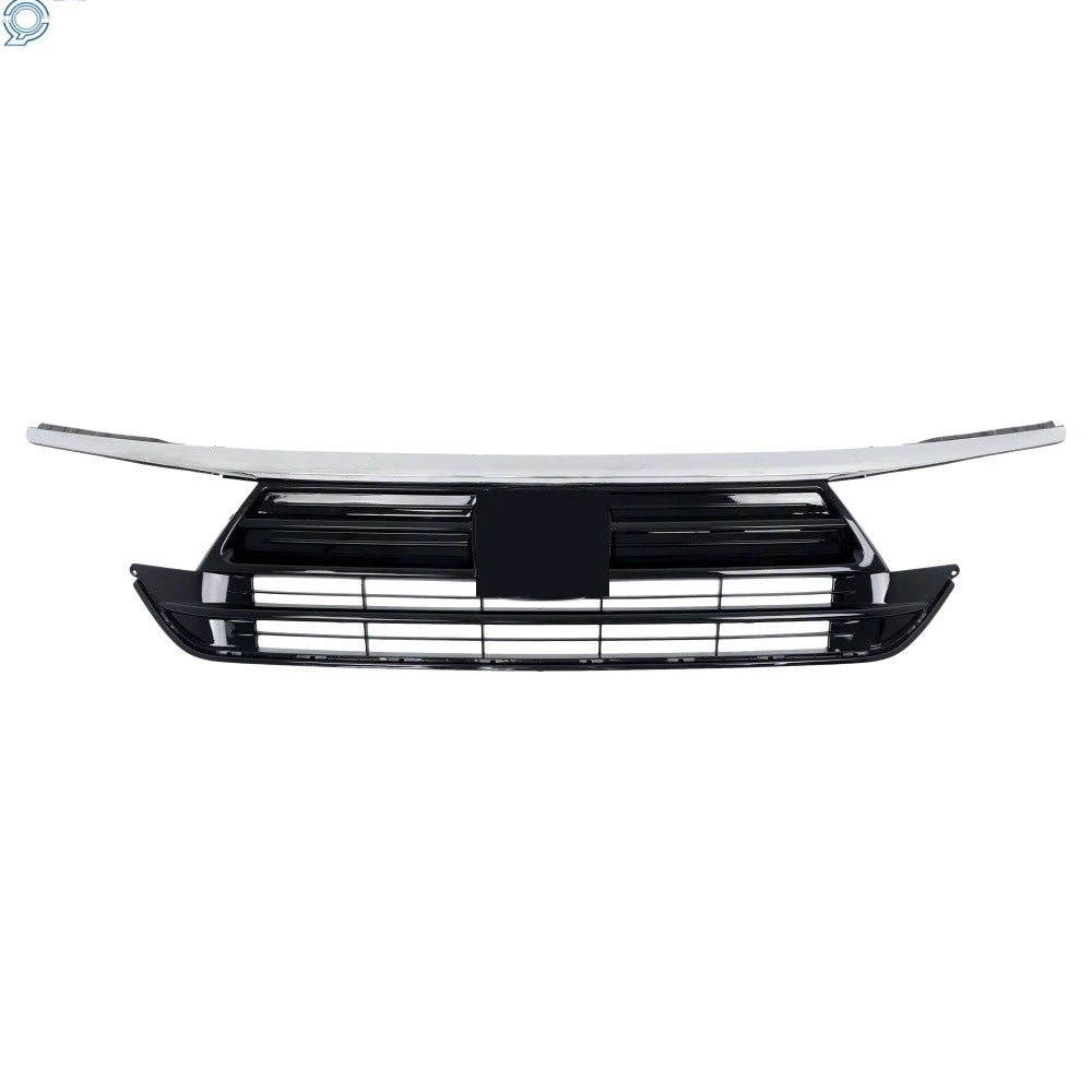 Front Bumper Upper Grille with Chrome Trim for Honda Odyssey (2021-2023)