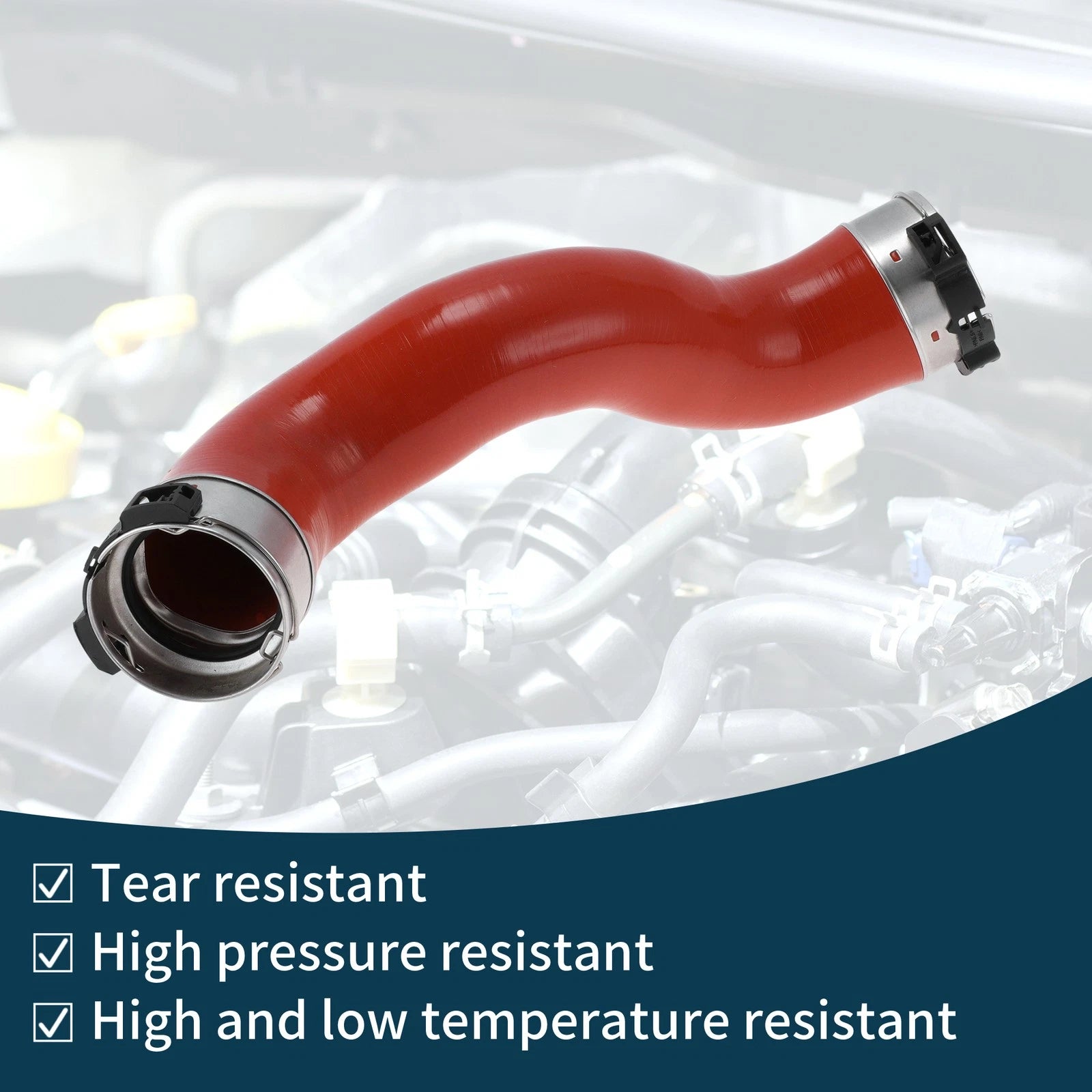 Radiator Hose for Mercedes-Benz E-Klasse W212 (2009–2014) No. 2125280882 Red
