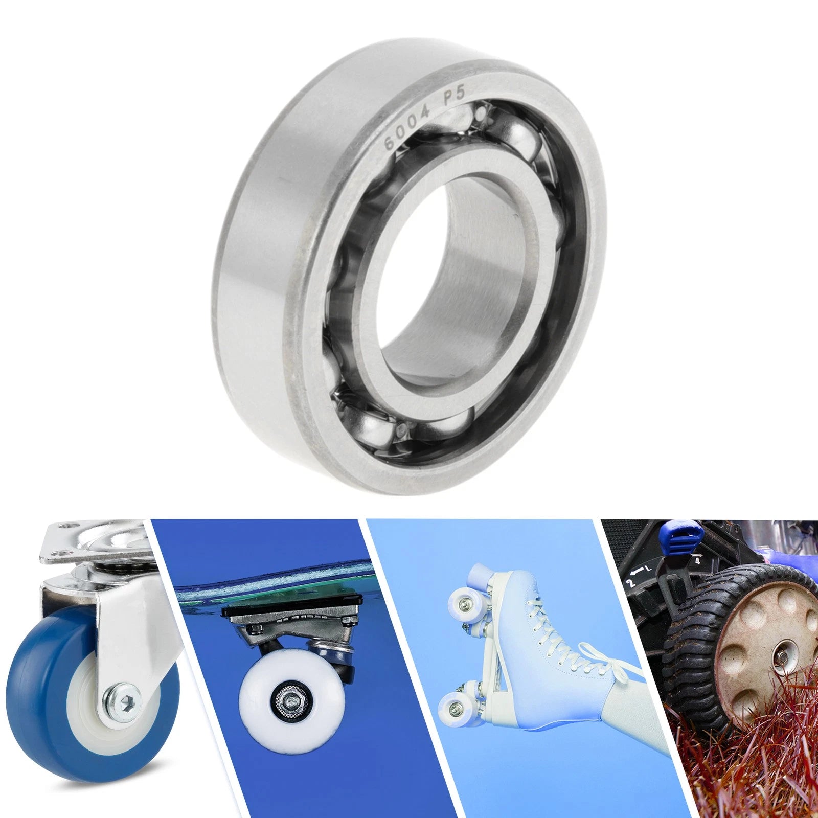 6004 Deep Groove Ball Bearing for Scooter Skateboard Wheel (20x42x12mm)