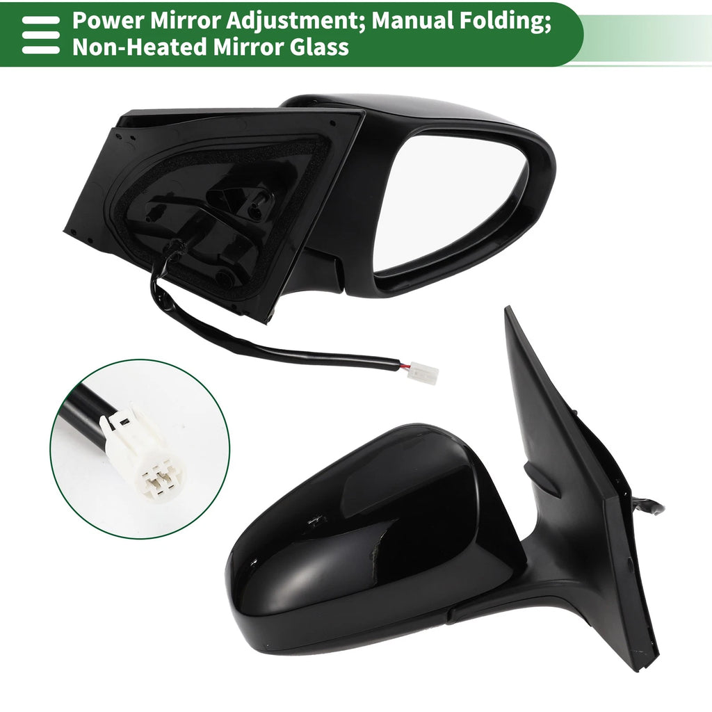 Right Side Door Mirror for Toyota Corolla (Non-Heated, 2003–2008)
