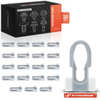 20Pcs Nylon Trim Molding Retainer Clips for Chevy Cadillac 