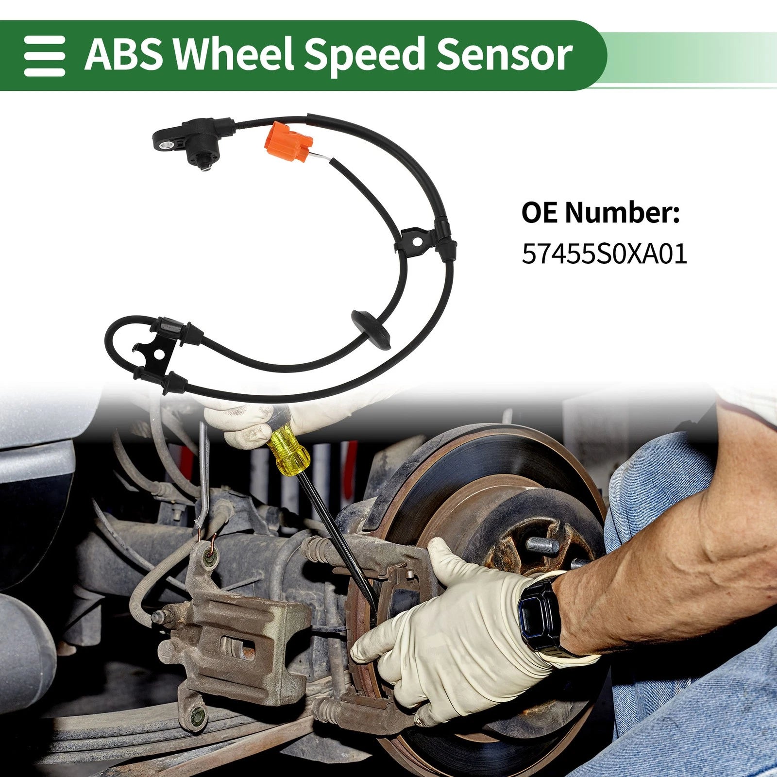 ABS Wheel Speed Sensor 57455S0XA01 for Honda Odyssey (1999–2004)