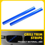 2X Front Car V Brace Grill Trim Strips Cover for BMW 1/2/3/4 Series (F20 F30)