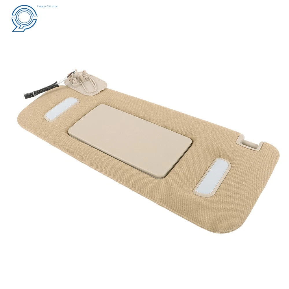 Driver Left Side Sun Visor for Silverado Sierra Tahoe Yukon (2007-2014) Beige