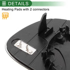 Heated Right Side Mirror Glass for Audi A3 A4 A5 (2010–2013)