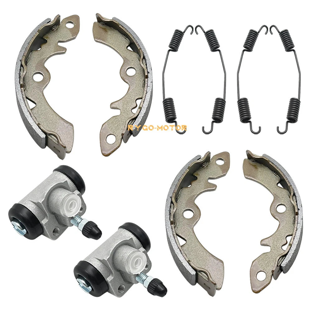 Front Brake Wheel Cylinders w/Shoes for Suzuki QuadRunner 300 (1987–1989)