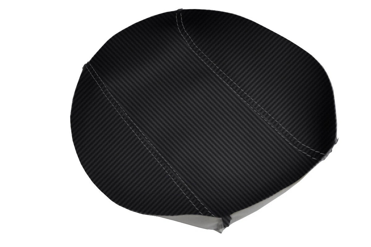 Console Lid Armrest Cover for Dodge Journey (2009–2010) Carbon Fiber Black