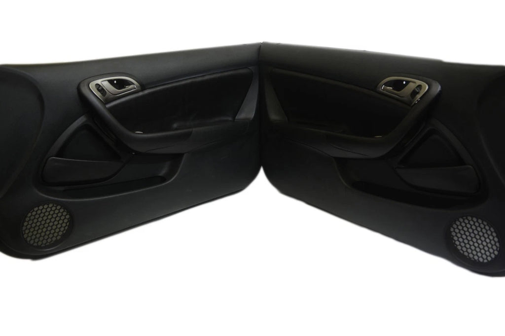 Front Door Handle Cover for Acura RSX (2002–2006) - Black Leather Synthetic