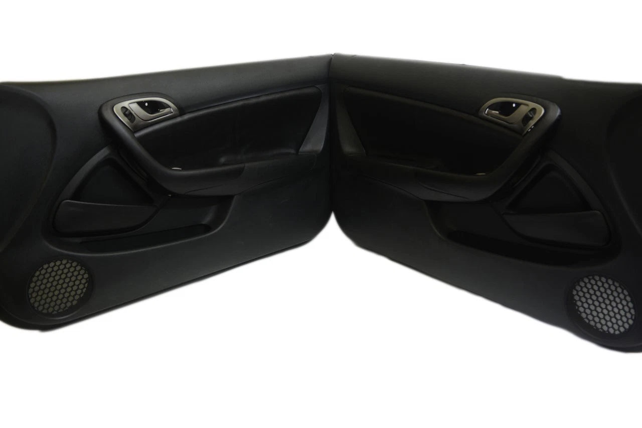 Front Door Handle Cover for Acura RSX (2002–2006) - Black Leather Synthetic