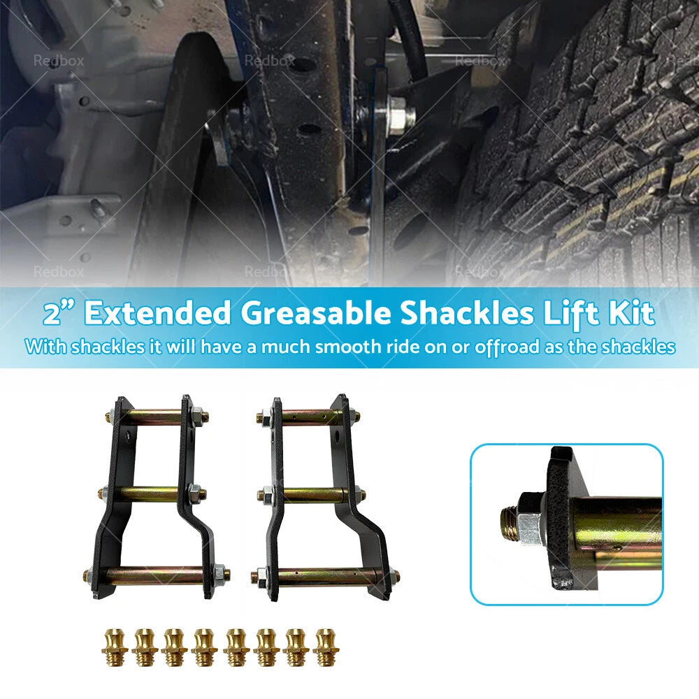 2" Rear Extended Lift Greasable Shackle for Mazda BT50 (2011–2023)