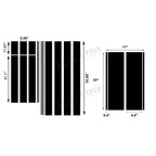 Fender Hash Mark Stickers for Ford Mustang (2015-2023)