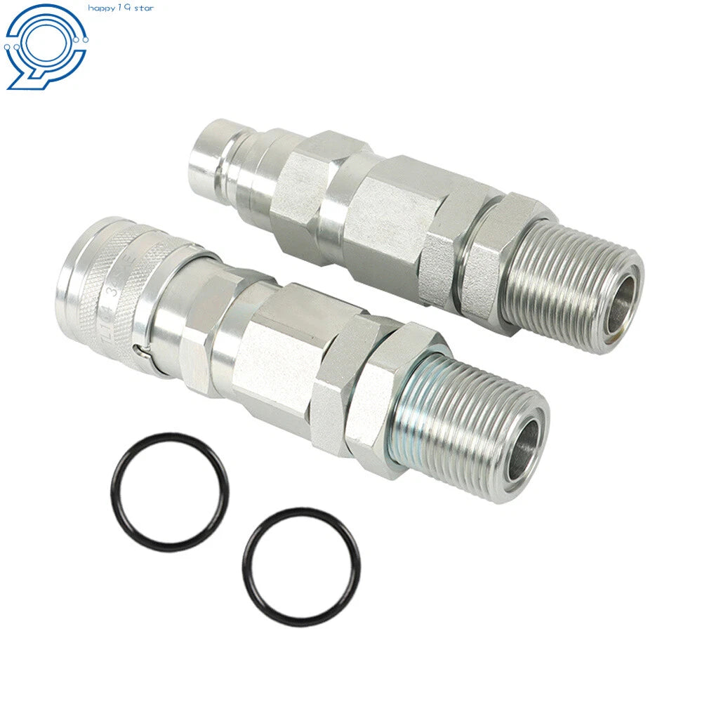 Hydraulic Quick-Connect Coupler for John Deere 27C 27D 260 325 CT332 (2000–2023)