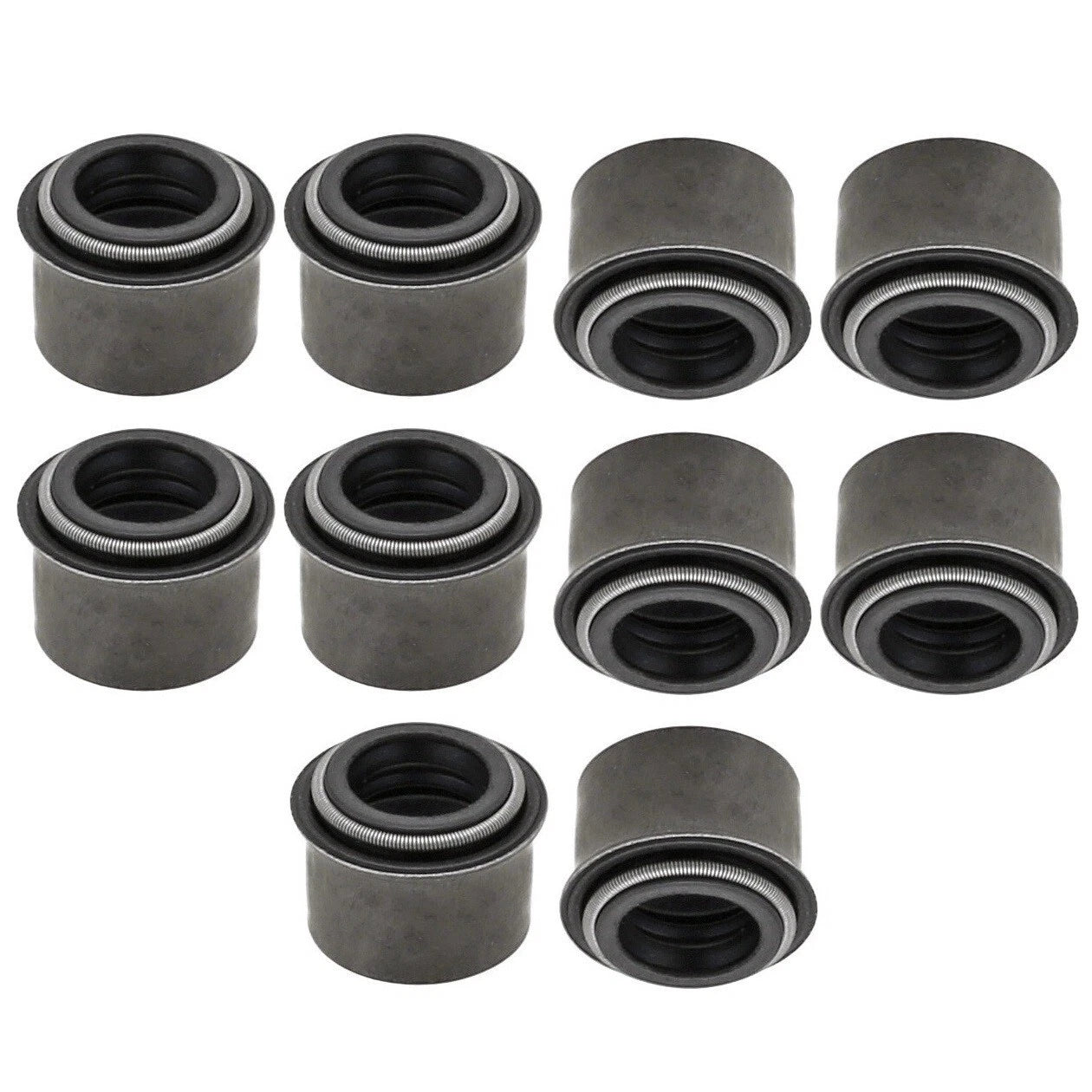 Set of 10 Valve Stem Seals for Mercedes W123, Porsche 356, 356A