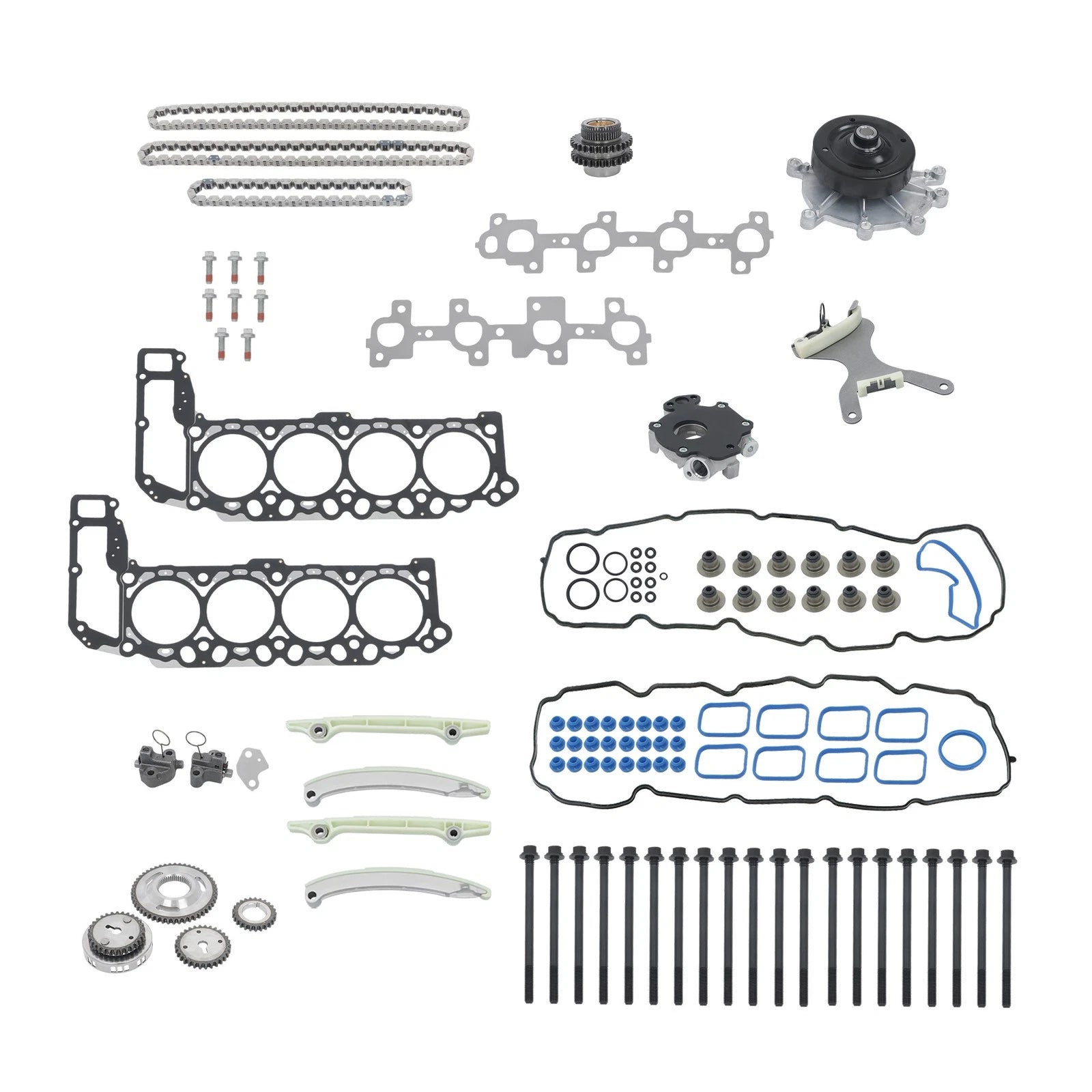 Timing Chain Kit & Head Gasket for Chrysler Aspen (2007) & Mitsubishi Raider (2006–2007)