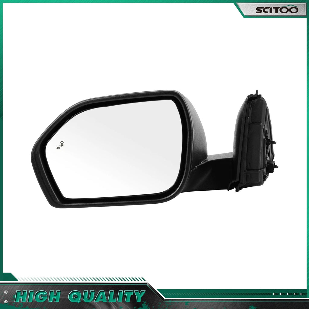 Left Side Power Mirror for Ford Explorer (2020–2024) w/ Blind Spot, Black, 5 Pins
