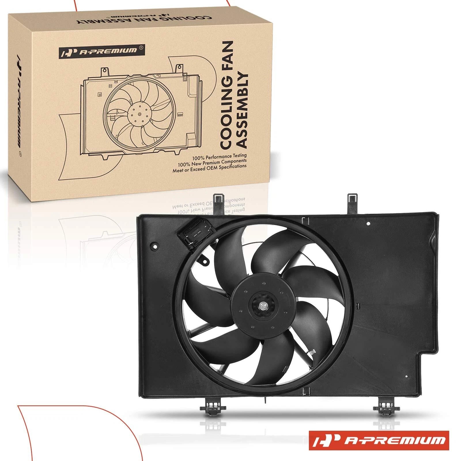 Cooling Fan Assembly with Shroud for Ford Fiesta (2011–2017)
