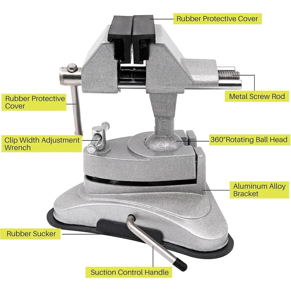 Universal Light Mini Table Vise 360�� Rotation Suction Cup Clamp