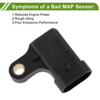 MAP Sensor for Chevrolet Aveo 4DR (2004–2011) No.96378860