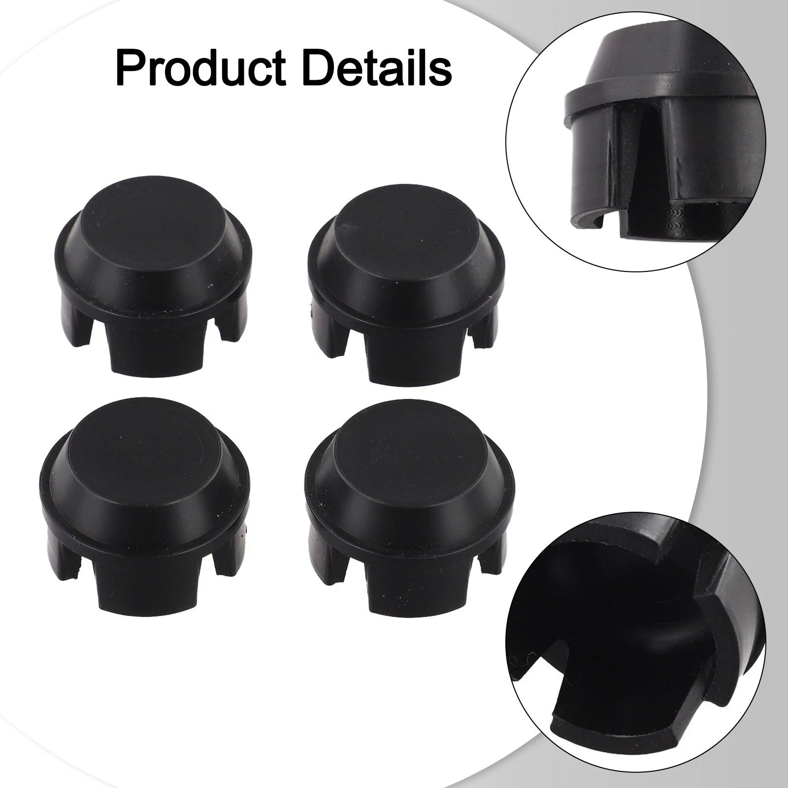 Set of 4 Replacement Deck Wheels Caps for Lawn Mower Tractor 335 1550