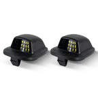 Pair White LED Number Plate Lights for Nissan Xterra Frontier (1994–2004)