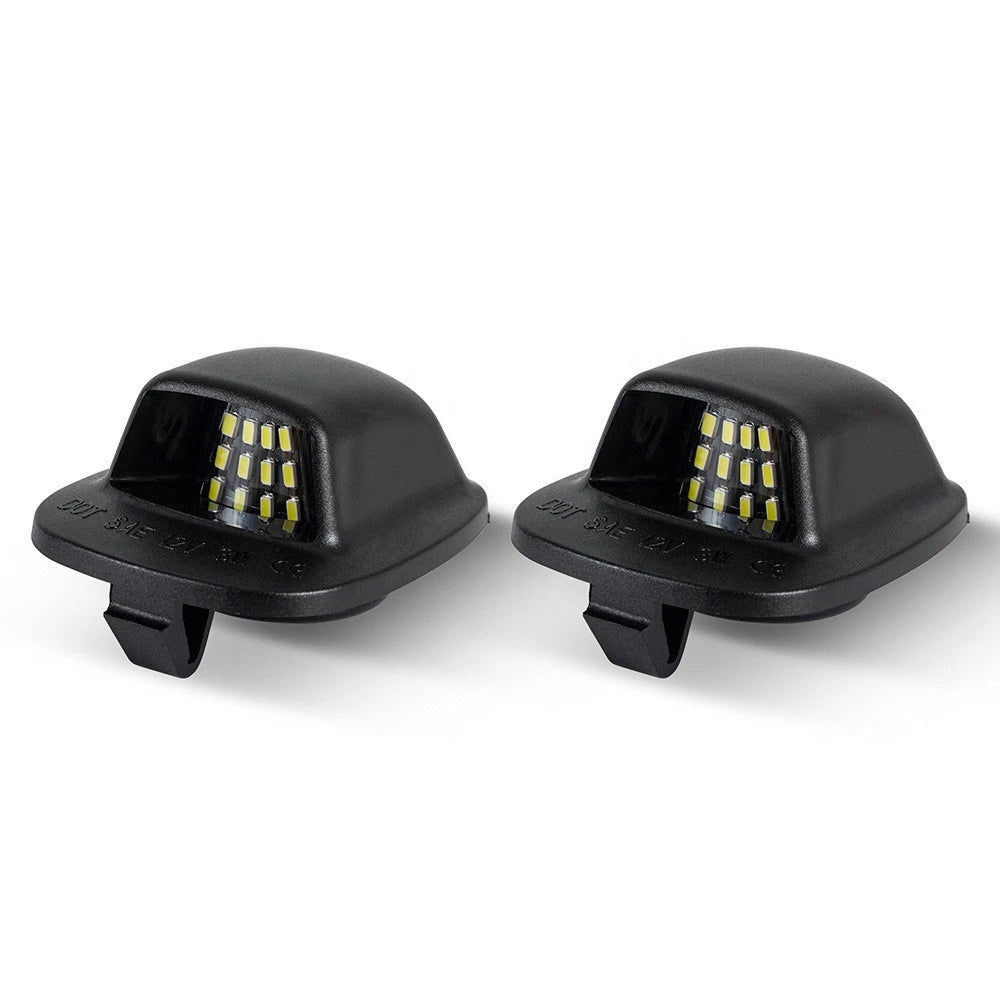 Pair White LED Number Plate Lights for Nissan Xterra Frontier (1994–2004)