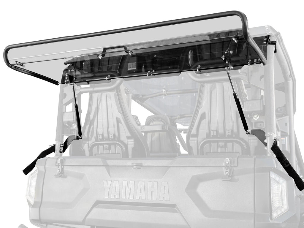 Scratch Resistant Flip Rear Windshield for Yamaha Wolverine RMAX 4/X4 (2021–2023)