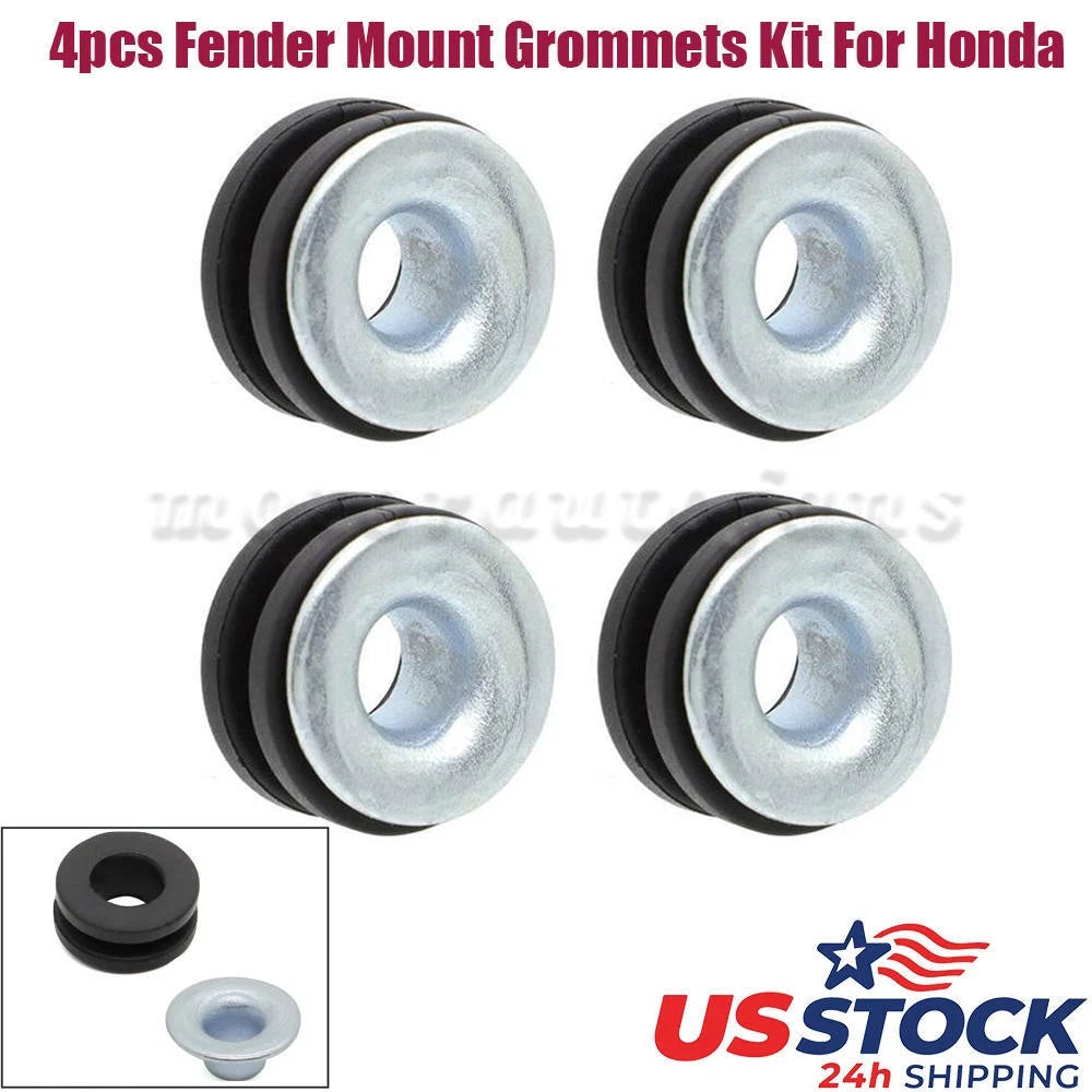 Set of 4 Fender Mount Rubber Grommets for Honda CR250M CR125M XL250 (1973–1983) 61103-357-000