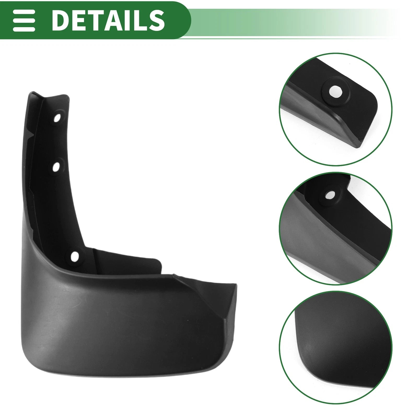 Mud Flaps Splash Guards for Ford Edge (2021) W/ Mount Accessories