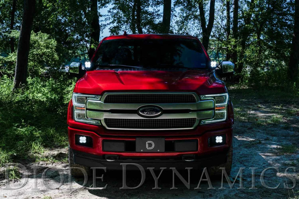 LED Ditch Light Brackets for Diode Dynamics for 2015-2020 Ford F-150 Raptor