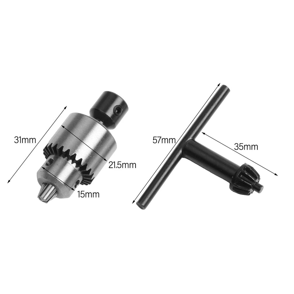 Micr-Motor Drill Chuck for Electric Motor Shaft (0.3-4mm, 4-8mm)