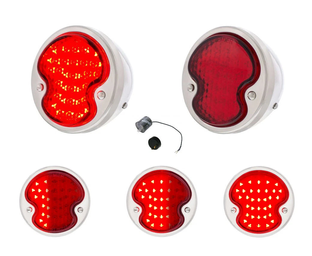 Sequential LED Tail Lights Kit for 1932 Ford Driver and Passenger Side (Pair)