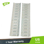 Set of 2 Horizontal Galvanized E-Track Tie-Down Rails for Truck Trailers