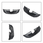 Front Upper Grille for Toyota Sienna (2011-2017) Gloss Black Plastic