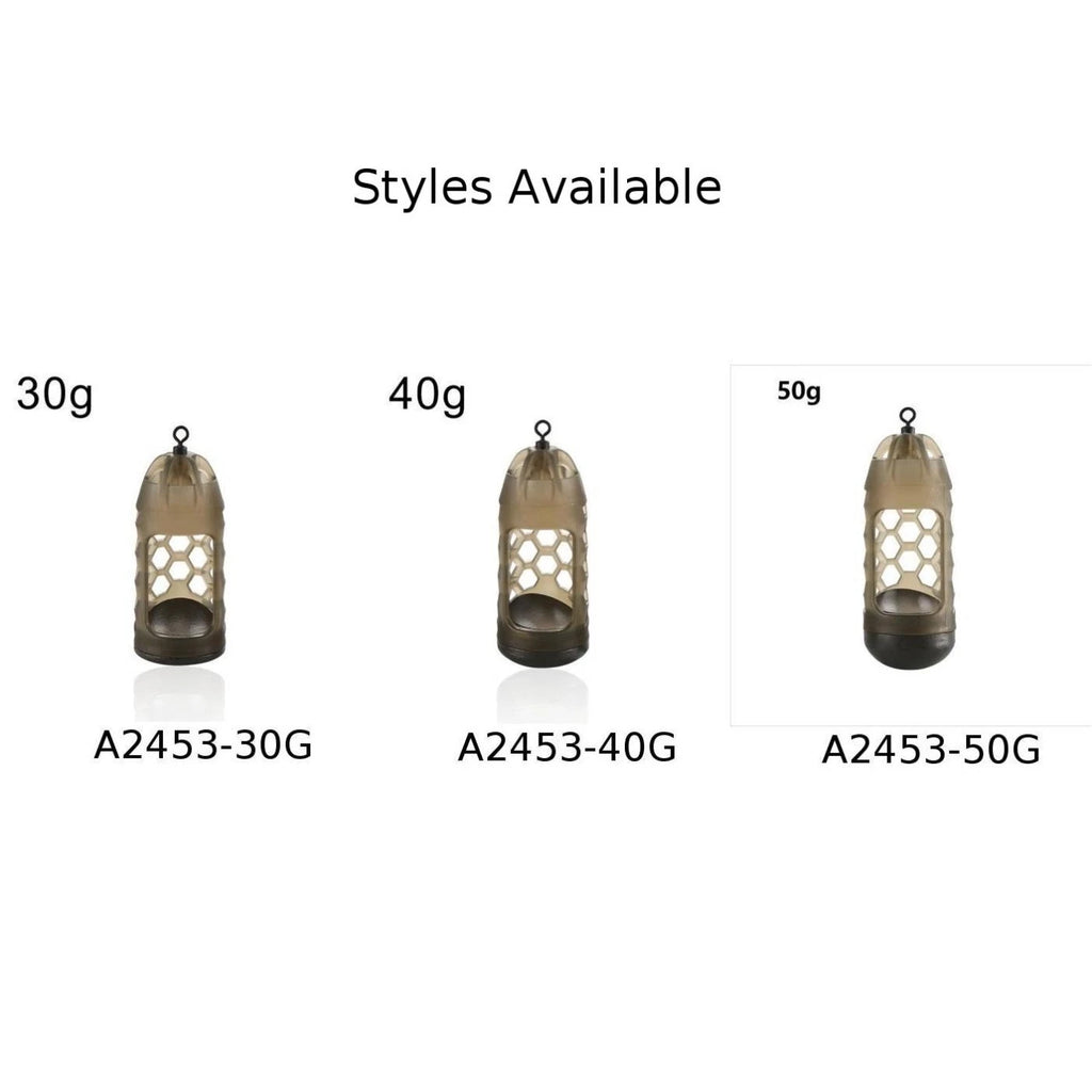 Aerodynamic Bait Cage Feeder for Carp Fishing (30G, 40G, 50G)